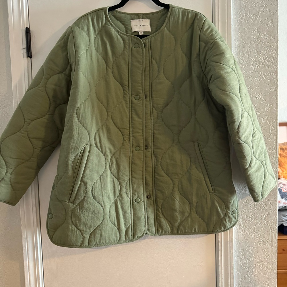 Lucky brand quilted jacket